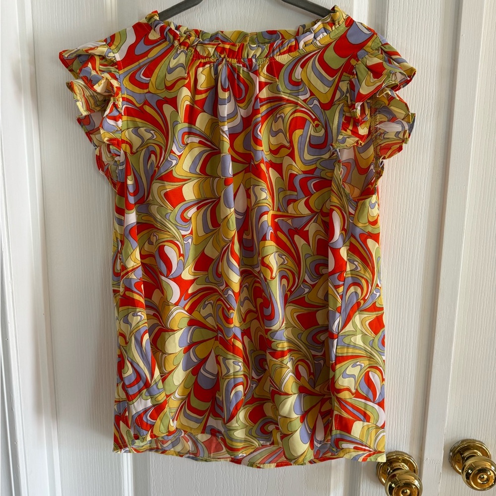 Umgee Multicolor Abstract Blouse - Picture 3 of 3